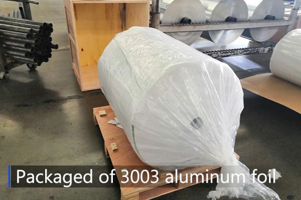 포장된 알루미늄 호일