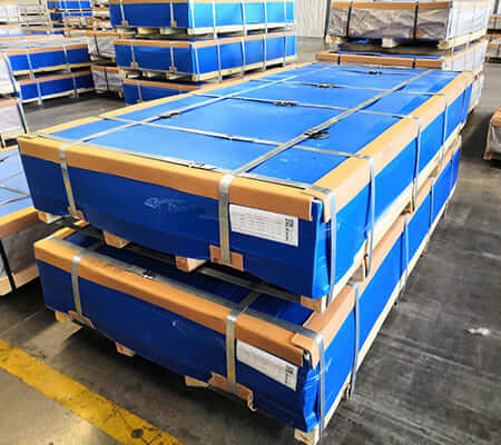 zabalené 6082 hliníková deska